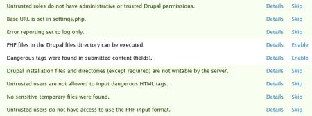 Drupal Security Review Module
